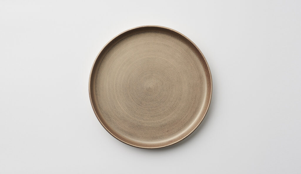 SHISO Gold Mica Serving Plate 24cm