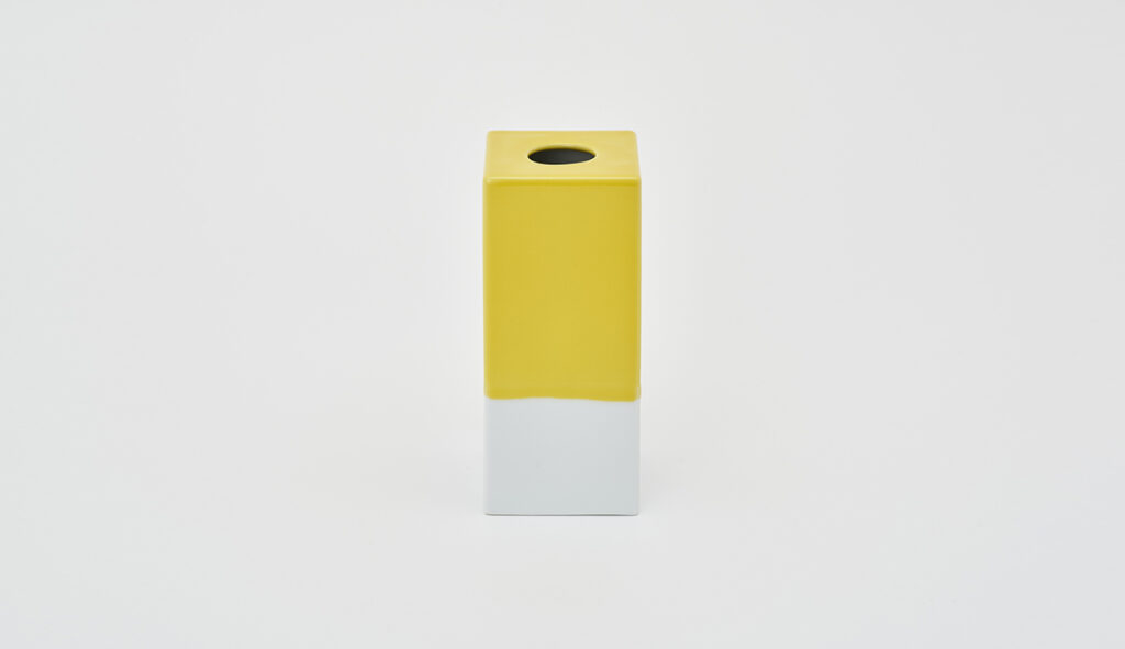 KOFU fragrance vase -Yellow & White-