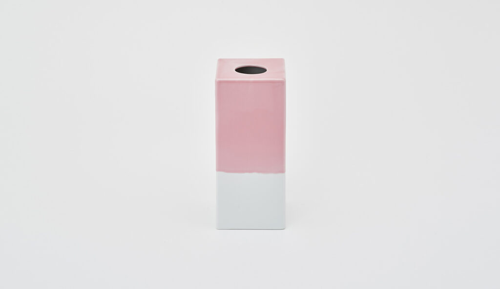 KOFU fragrance vase -Pink & White-