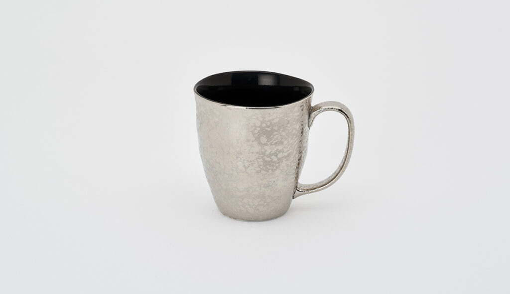 Platinum and Black Cup
