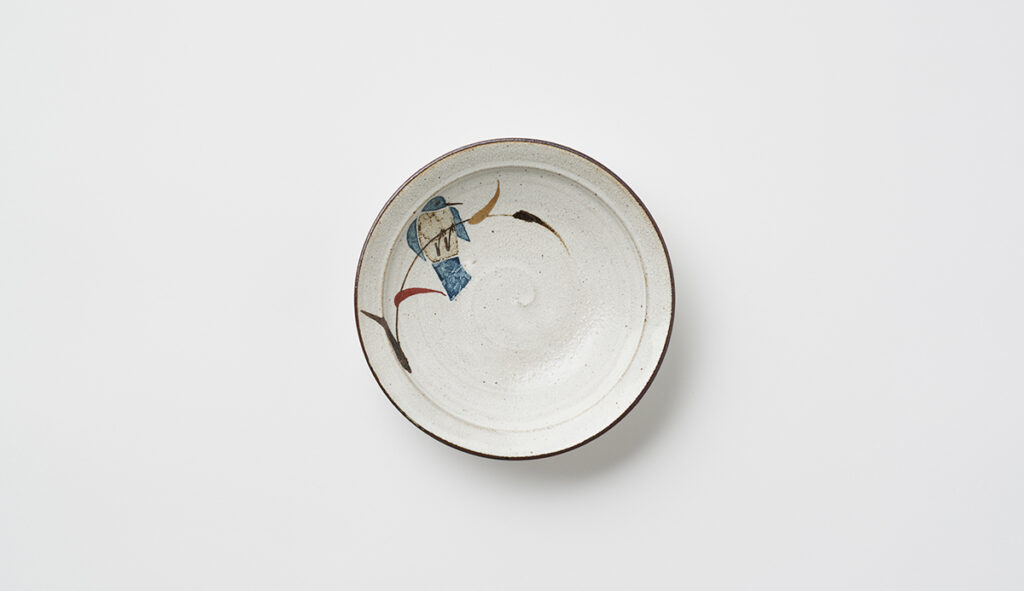 Paper Painting Blue Bird Small Dish