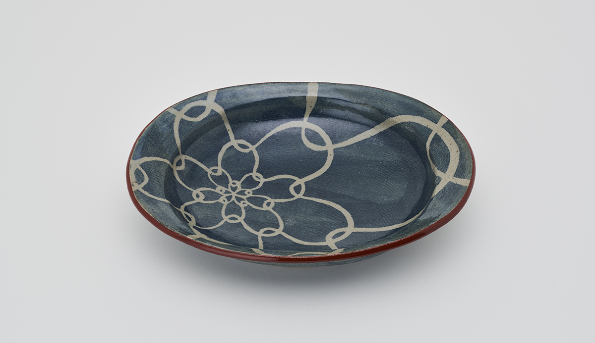 0621_19505 Reticulated Oval Plate (L)