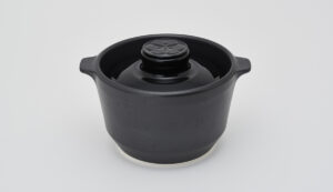Ceramic rice cooker black