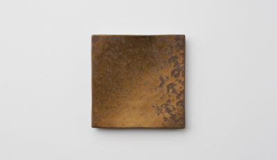 Iron Copper 13cm Square Plate
